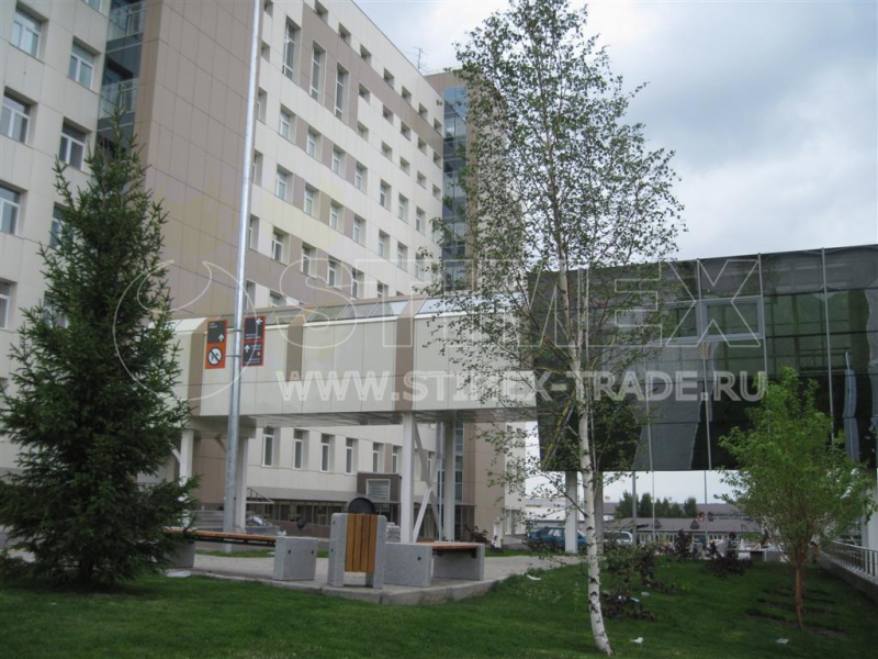 Благоустройство территории Института нефти и газа СФУ в Красноярске